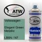 Preview: Volkswagen, Elegant Green Metallic, LB6N / N7: 400ml Sprühdose, von ATW Autoteile West.